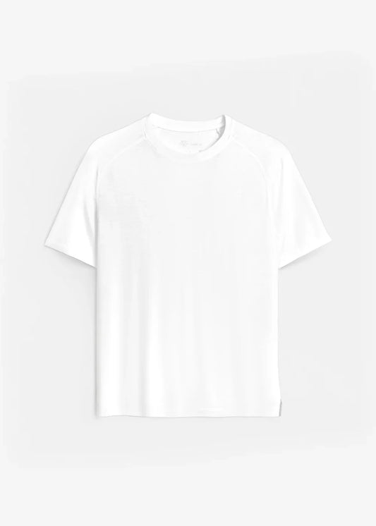 Áo Thun CloudTouch™ Êm Ái Thoát Nhiệt Đa Điểm The Homebody 002 Trắng