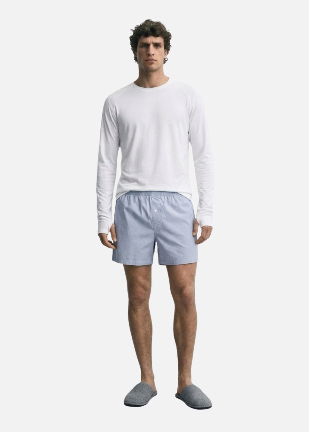 Quần Short Ngủ Đáy Thông Minh Thoải Mái The Homebody 004 Xám