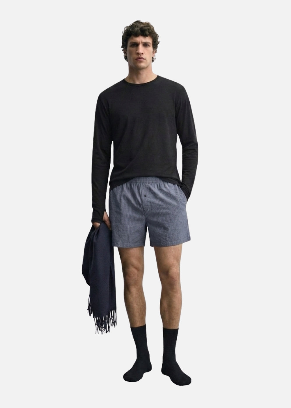 Quần Short Ngủ Đáy Thông Minh Thoải Mái The Homebody 004 Đen