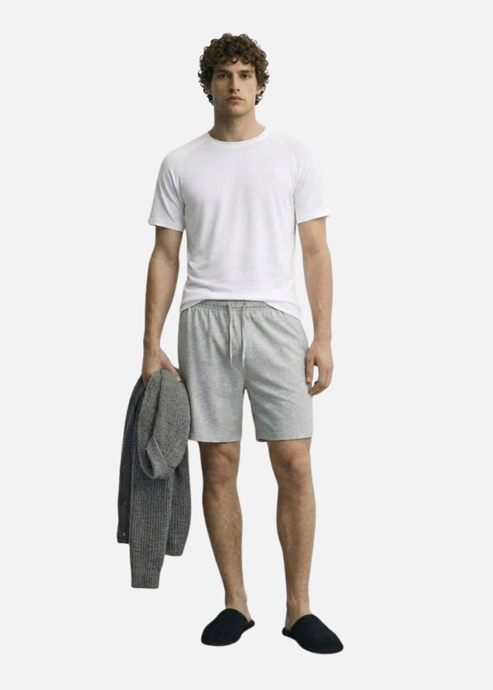 Quần Short Ngủ Đáy Thông Minh Mềm Mịn The Homebody 005 Xám