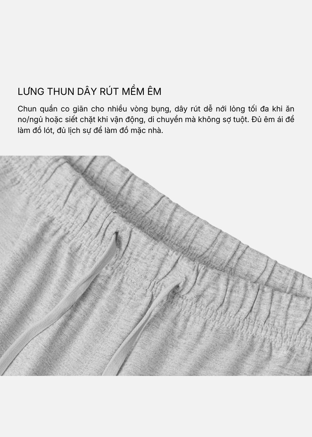 Quần Short Ngủ Đáy Thông Minh Mềm Mịn The Homebody 005 Đen