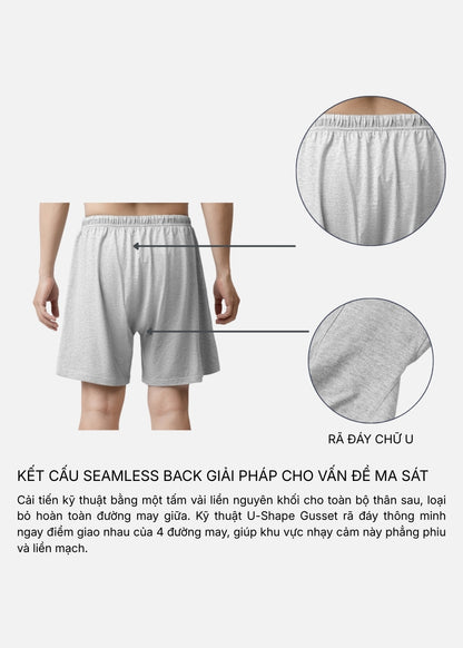 Quần Short Ngủ Đáy Thông Minh Mềm Mịn The Homebody 005 Đen