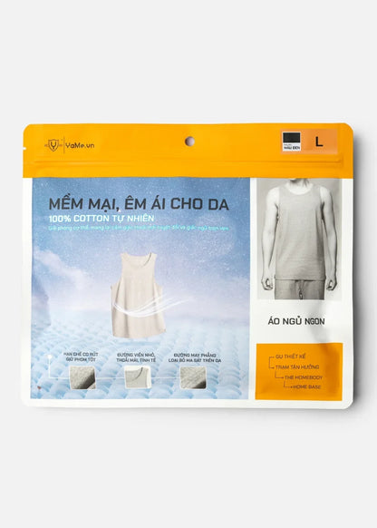 Áo Thun Tank Top AirDry™ Êm Ái Thoát Nhiệt The Homebody 007 Đen