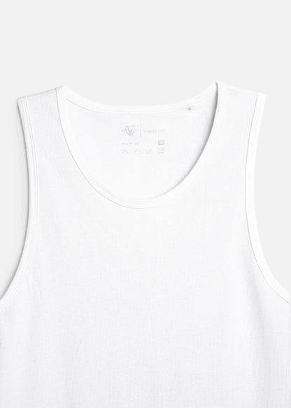 Áo Thun Tank Top AirDry™ Êm Ái Thoát Nhiệt The Homebody 007 Trắng