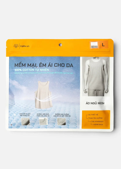 Áo Thun Tank Top AirDry™ Êm Ái Thoát Nhiệt The Homebody 007 Trắng