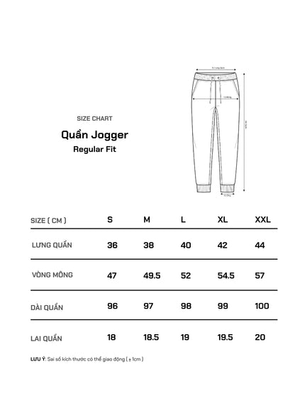 Quần Jogger Dù Co Giãn Mềm Mịn The Minimalist 003 Nâu Đậm