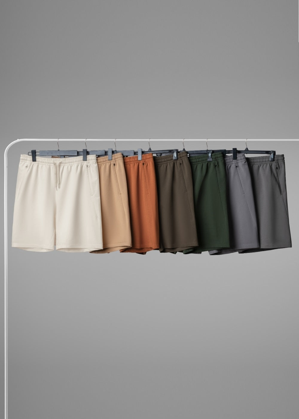 Quần Short Thun Mềm Mịn Mát The Minimalist 012 Xám Nhạt