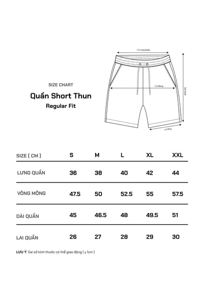 Quần Short Thun Mềm Mịn Mát The Minimalist 012 Xám Nhạt