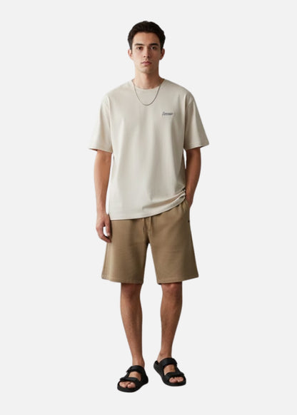 Quần Short Thun Mềm Mịn Mát The Minimalist 012 Nâu Nhạt