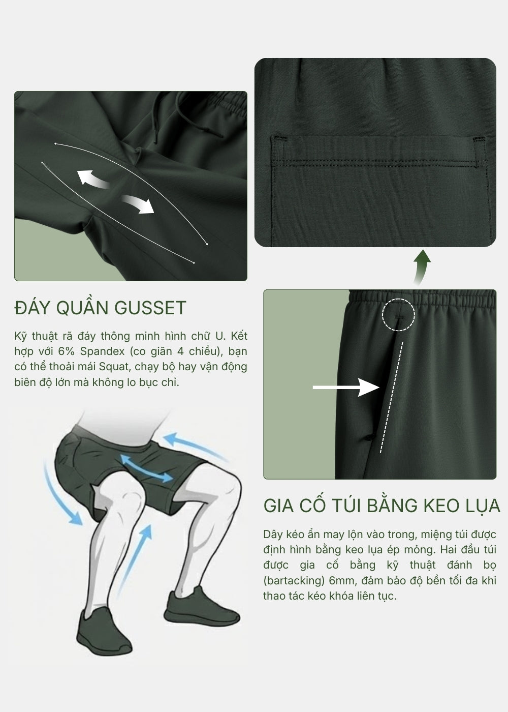 Quần Short Thun Mềm Mịn Mát The Minimalist 012 Xám Nhạt