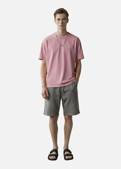 Quần Short Thun Mềm Mịn Mát The Minimalist 012 Xám Nhạt