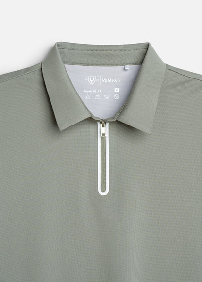 Áo Thun Polo Aerocool Mát Lạnh The Minimalist 015 Xám