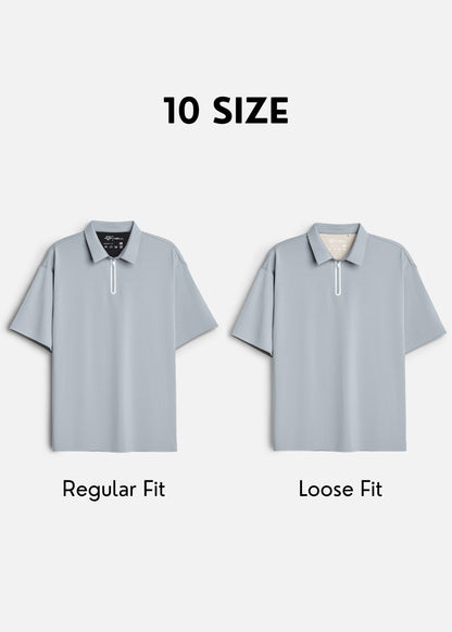 Áo Thun Polo Aerocool Mát Lạnh The Minimalist 015 Xám Nhạt