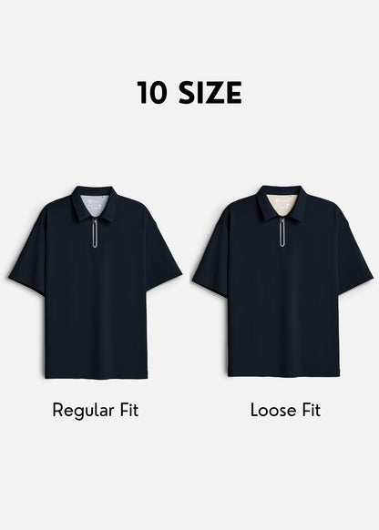 Áo Thun Polo Aerocool Mát Lạnh The Minimalist 015 Xanh Dương Đậm