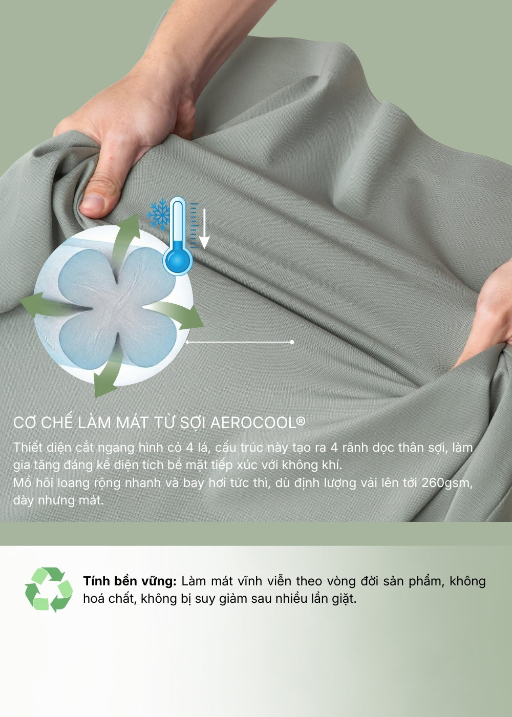 Áo Thun Polo Aerocool Mát Lạnh The Minimalist 015 Xám