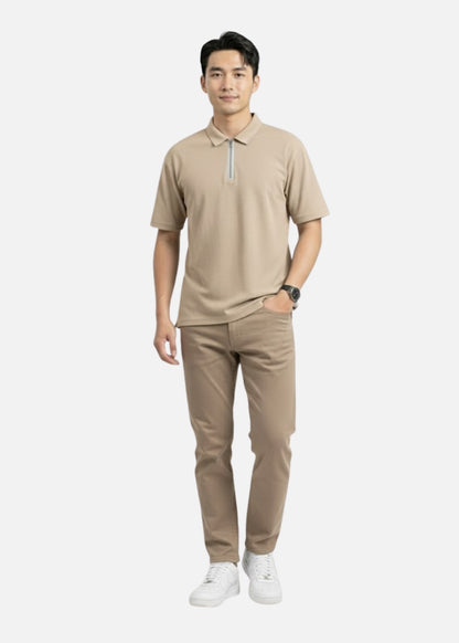 Áo Thun Polo Aerocool Mát Lạnh The Minimalist 015 Be