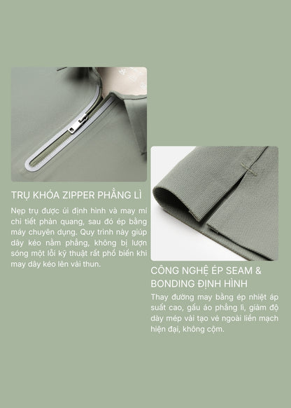 Áo Thun Polo Aerocool Mát Lạnh The Minimalist 015 Xám