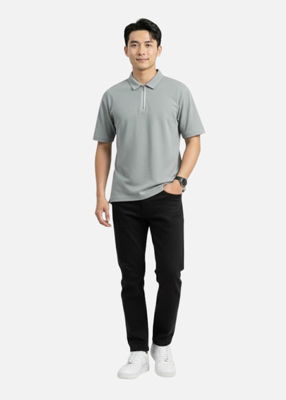 Áo Thun Polo Aerocool Mát Lạnh The Minimalist 015 Xám Nhạt