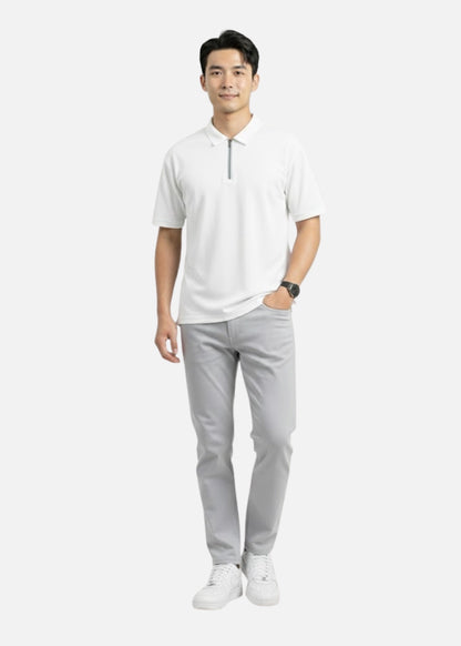Áo Thun Polo Aerocool Mát Lạnh The Minimalist 015 Trắng