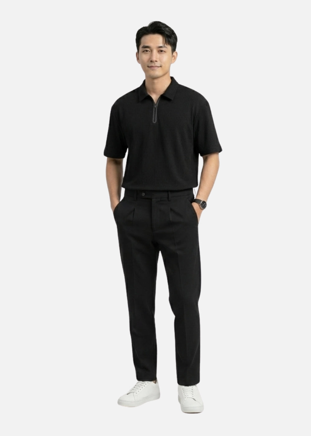 Áo Thun Polo Aerocool Mát Lạnh The Minimalist 015 Đen