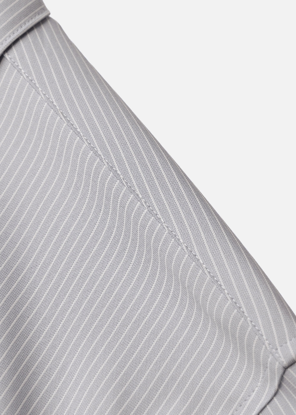 Áo Sơ Mi Tay Dài Công Sở AirDry™ Vải Sọc Siêu Nhẹ Thoáng The Minimalist 017 Màu Nâu Nhạt Dáng Vừa Vặn F3
