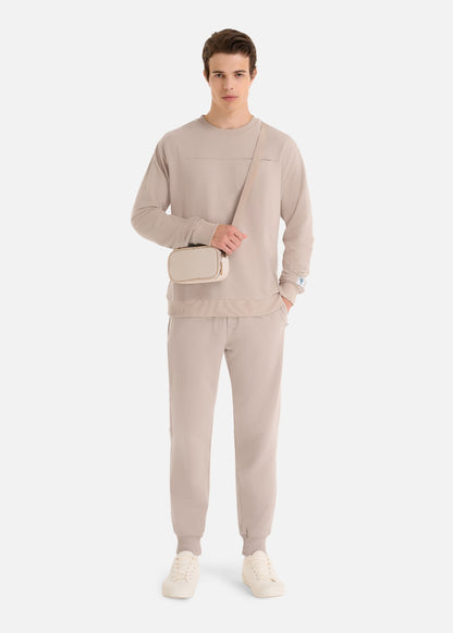 Quần Bo Ống IceVibes™ Vải Chạm Da Mát Mịn Co Giãn Thoải Mái The Minimalist 019 Màu Nâu Dáng Vừa Vặn F3