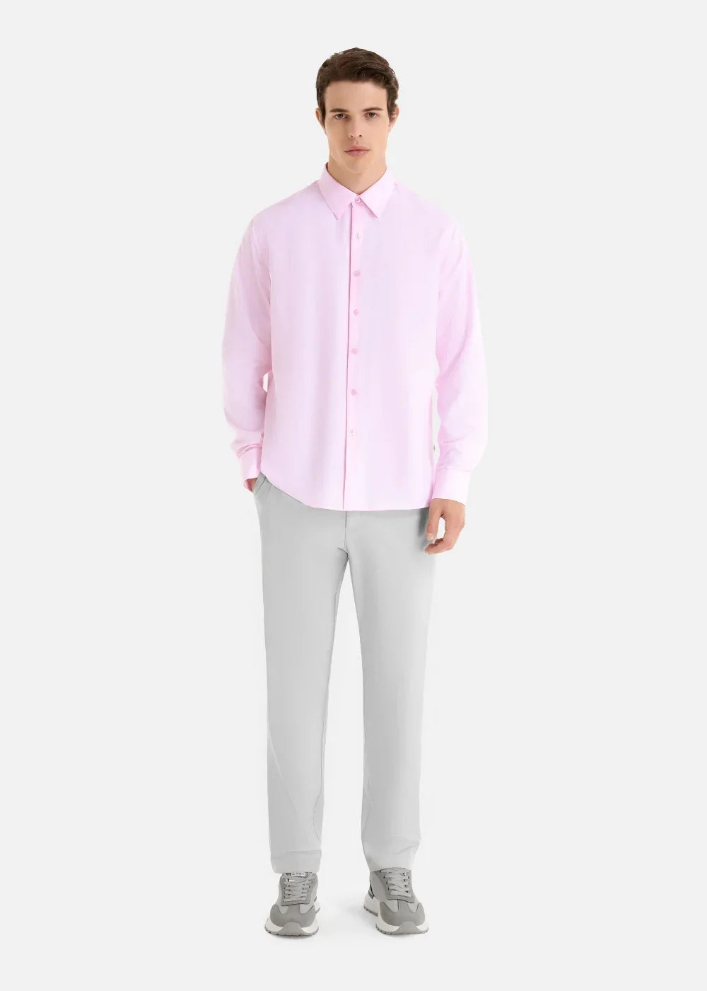 Áo Sơ Mi Tay Dài RainShield™ Trượt Nước Siêu Bền Nhẹ The Minimalist 024 Hồng