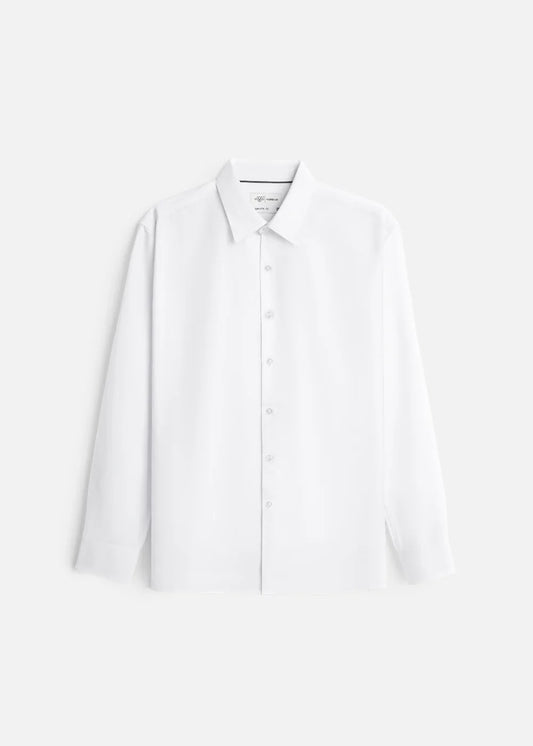 Áo Sơ Mi Tay Dài RainShield™ Trượt Nước Siêu Bền Nhẹ The Minimalist 024 Trắng