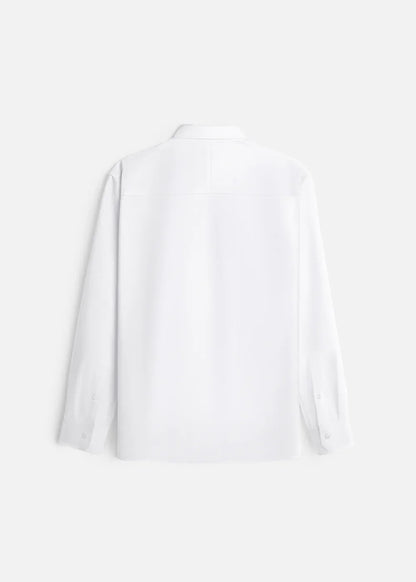 Áo Sơ Mi Tay Dài RainShield™ Trượt Nước Siêu Bền Nhẹ The Minimalist 024 Trắng