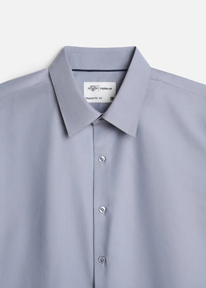 Áo Sơ Mi Tay Dài RainShield™ Trượt Nước Siêu Bền Nhẹ The Minimalist 024 Xám Nhạt
