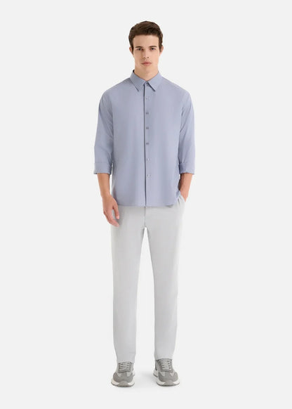 Áo Sơ Mi Tay Dài RainShield™ Trượt Nước Siêu Bền Nhẹ The Minimalist 024 Xám Nhạt