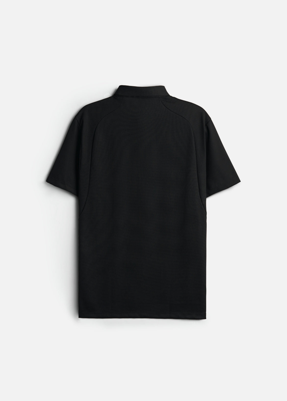Áo Thun Cổ Polo FlexFit™ Vải Waffle Siêu Co Giãn The Minimalist 029 Màu Đen 99 Dáng Ôm Vừa F2