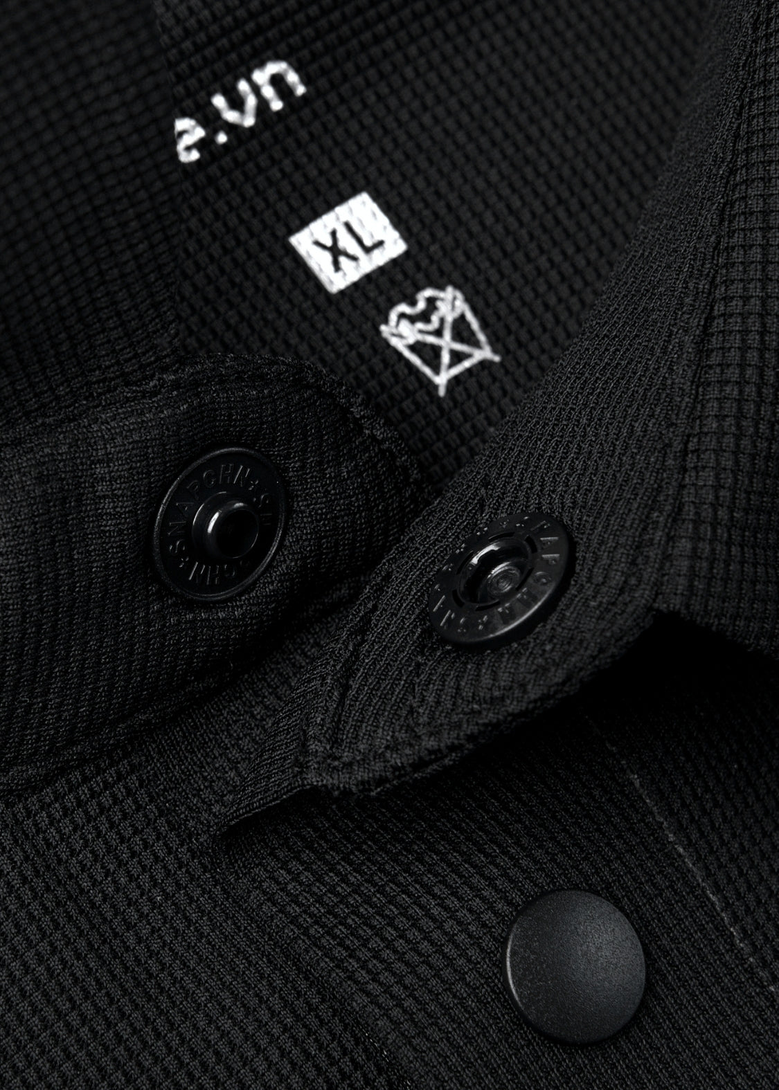 Áo Thun Cổ Polo FlexFit™ Vải Waffle Siêu Co Giãn The Minimalist 029 Màu Đen 99 Dáng Ôm Vừa F2