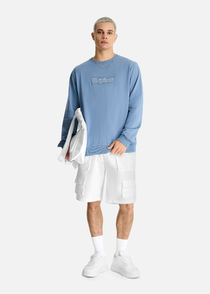 Quần Short 7 Inch Dù Nhẹ The No Style 091 Trắng