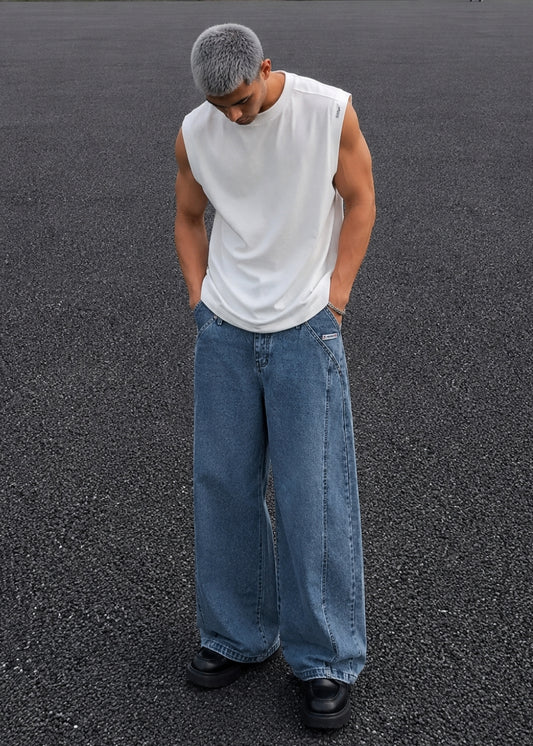 Áo Thun 3 Lỗ FlexFit™ Cotton Thoáng Da The No Style 022 Màu Trắng Dáng Ôm Vừa F2