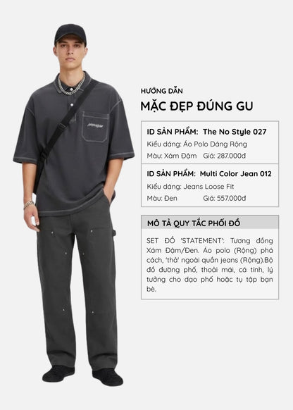 Quần Jeans Loose Fit Bền Bỉ Multi Color Jean 012 Đen