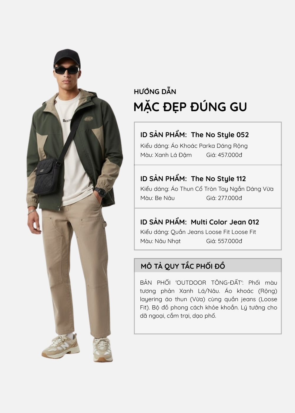 Áo Thun Tay Ngắn Boxy Mềm Mịn The No Style 112 Be Nâu