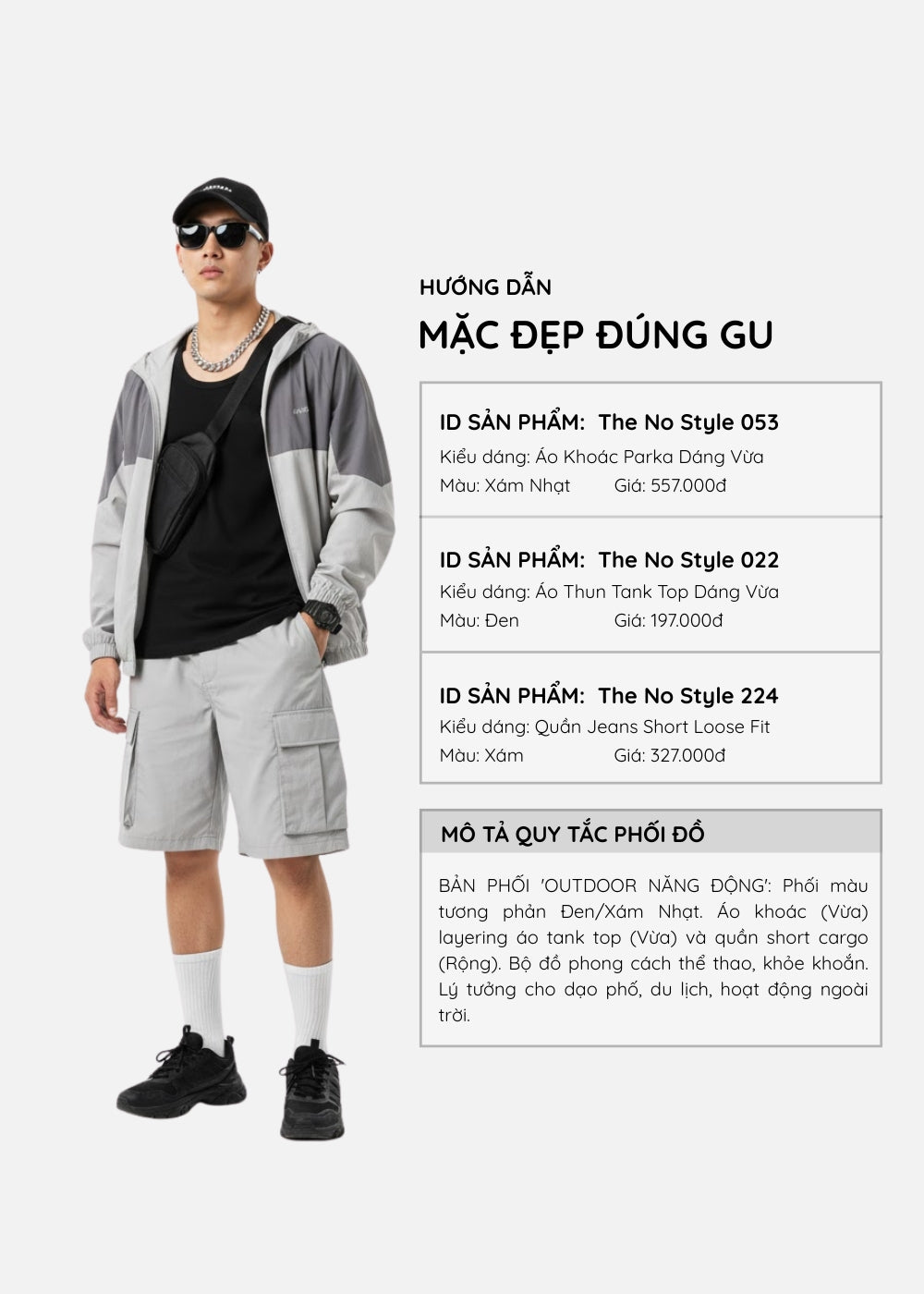 Áo Thun 3 Lỗ Basic Mềm Mại Thoáng Mát The No Style 022 Đen