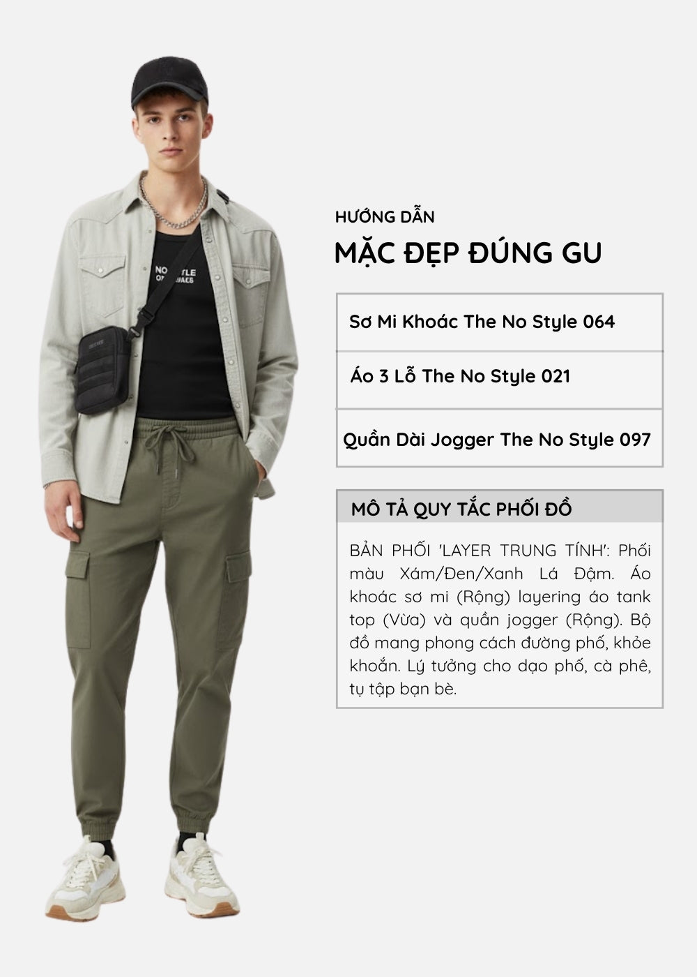Quần Bo Ống Vải Dù Nhẹ Nhàng EasyCare™ Nhanh Khô Ít Nhăn The No Style 097 Màu Xanh Lá Đậm Dáng Rộng Rãi F4