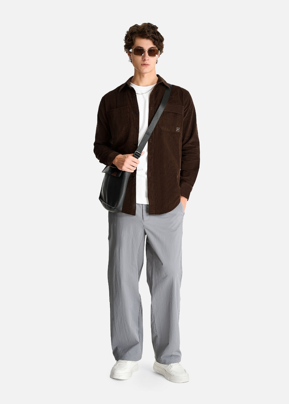 Quần Jogger Nhẹ Vải Hiệu Ứng The No Style 227 Xám