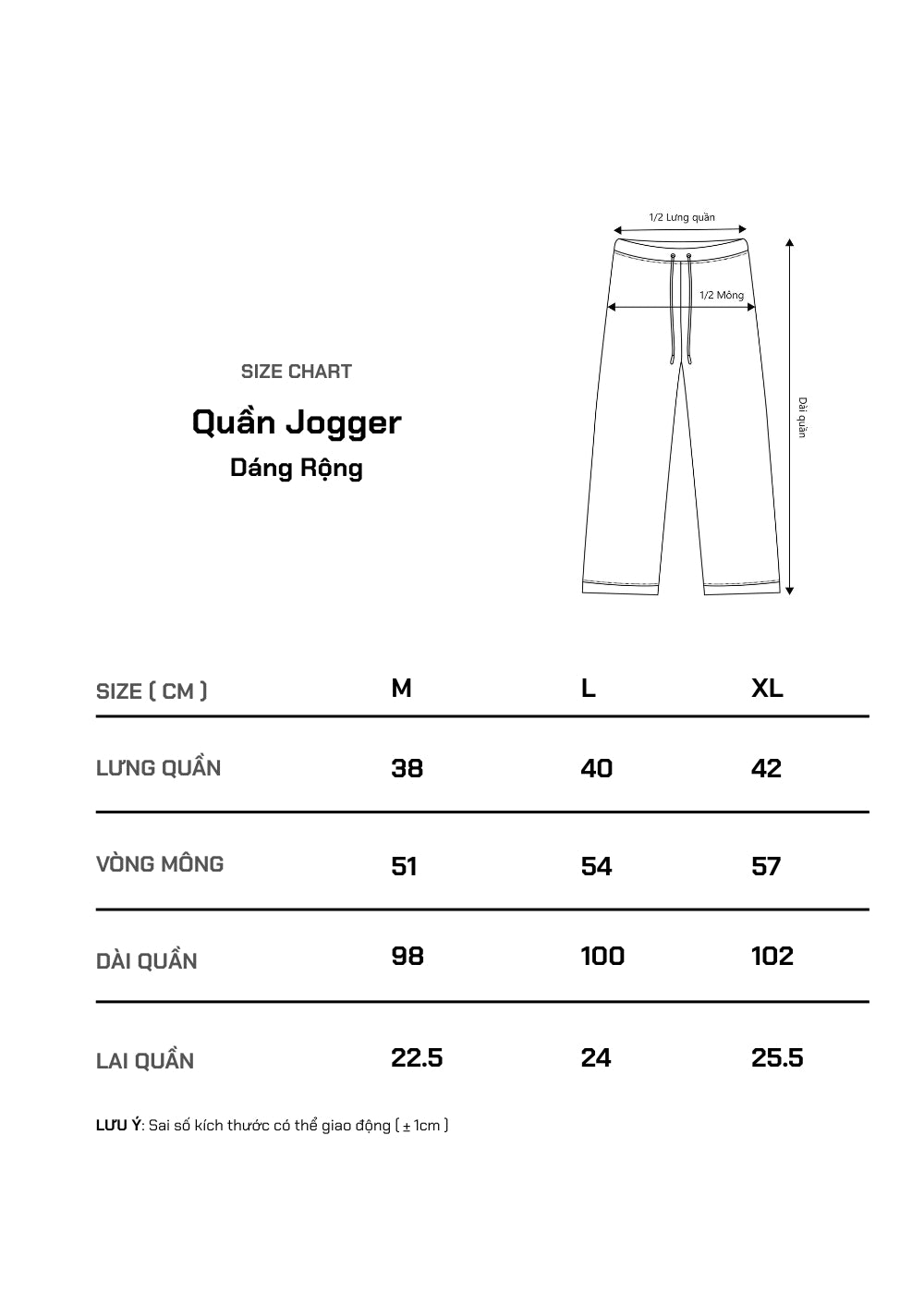 Quần Thun Bo Ống CloudTouch™ Co Giãn, Điều Chỉnh Được Độ Rộng Ống The No Style 096 Màu Đen Dáng Rộng Rãi F4