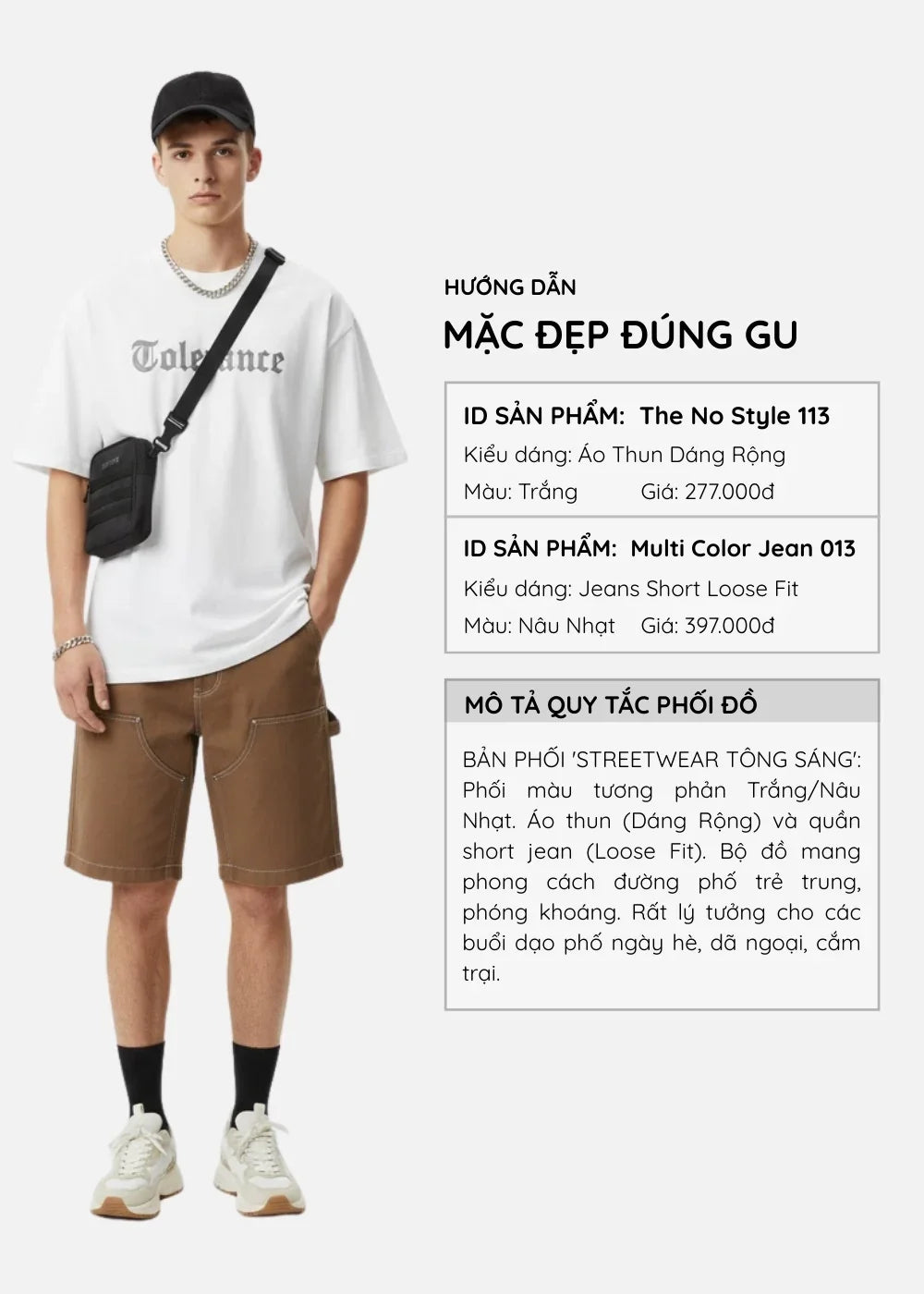 Áo Thun Graphic FlexFit™ Cotton Thoáng Da The No Style 113 Trắng