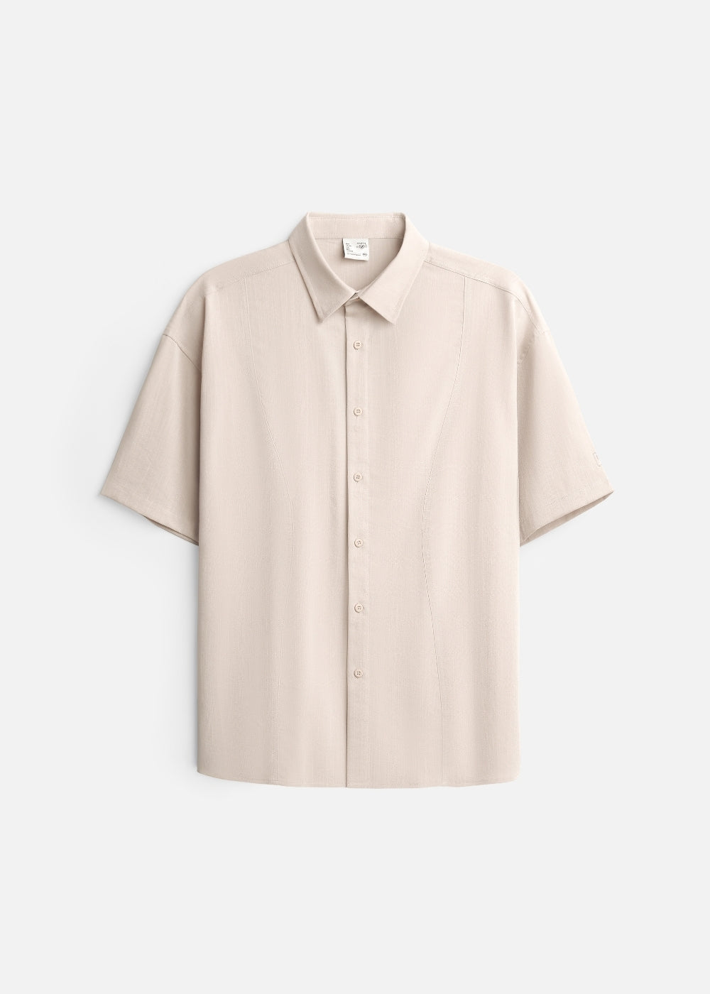 Áo Sơ Mi Tay Ngắn AirDry™ Thoáng Khí Ít Nhăn The No Style 117 Nâu Nhạt