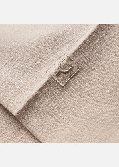 Áo Sơ Mi Tay Ngắn AirDry™ Thoáng Khí Ít Nhăn The No Style 117 Nâu Nhạt