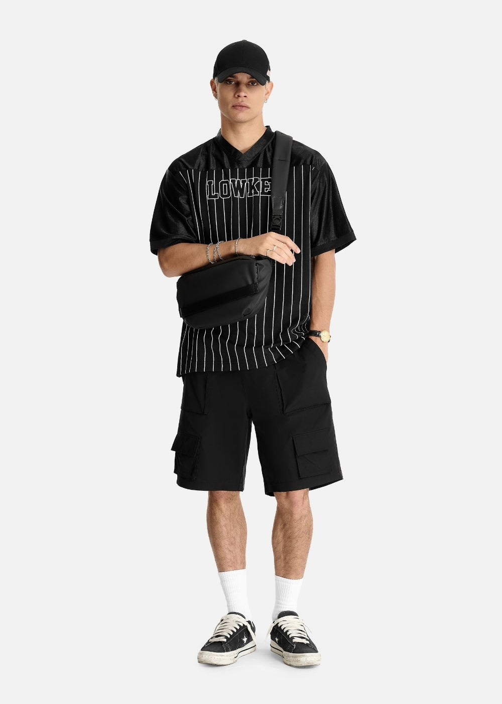 Áo Thun Jersey Thoáng Mát The No Style 134 Đen