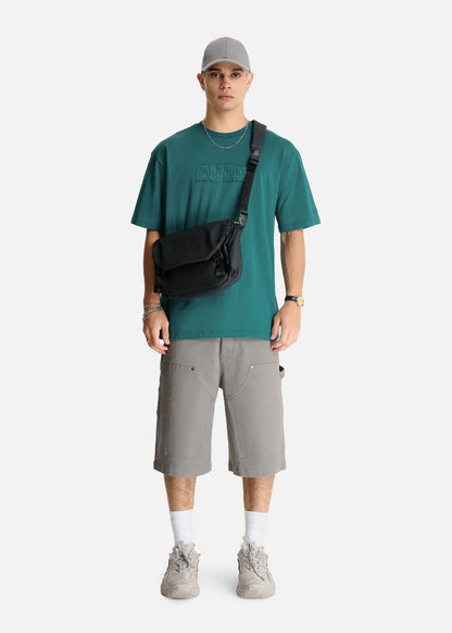 Áo Thun Aura Cotton Mềm Mại The No Style 164 Xanh Lá Đậm