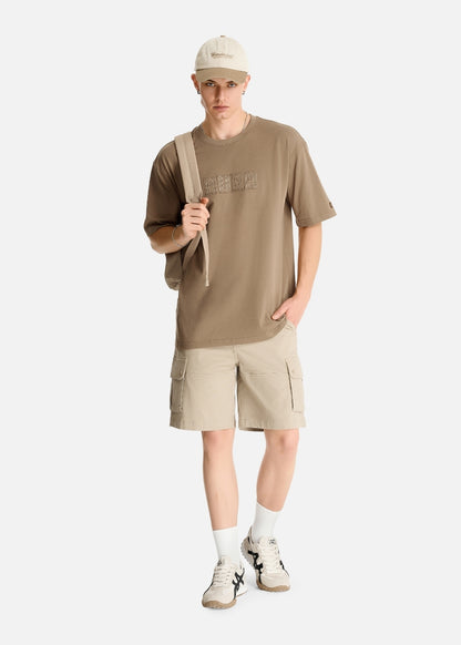 Áo Thun Aura Cotton Mềm Mại The No Style 164 Nâu