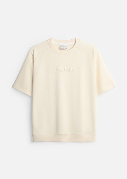 Áo Thun Boxy Raglan Hack Dáng CloudTouch™ In Nổi 3D The No Style 204 Be