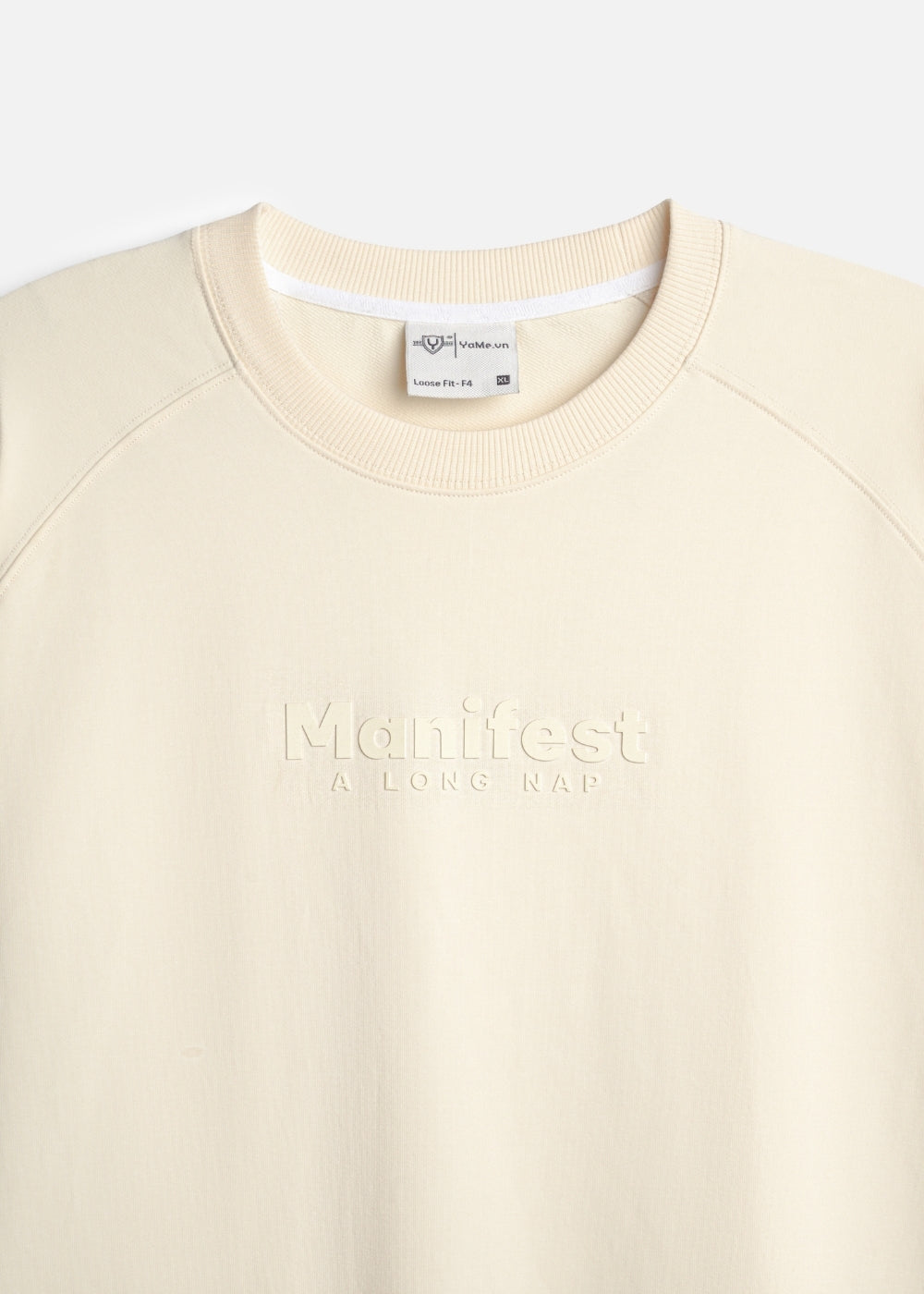 Áo Thun Boxy Raglan Hack Dáng CloudTouch™ In Nổi 3D The No Style 204 Be