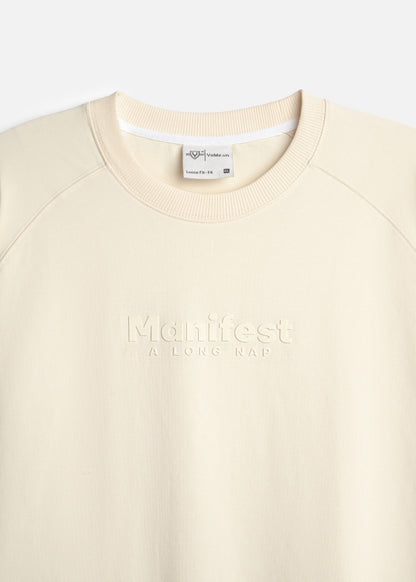 Áo Thun Boxy Raglan Hack Dáng CloudTouch™ In Nổi 3D The No Style 204 Be